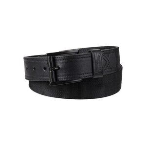 NWT DICKIES Genuine Men's Casual Black Nylon Work Belt w/Roller Buckle